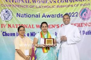 Udupi Diocesan women honoured with Prestigious National Awards